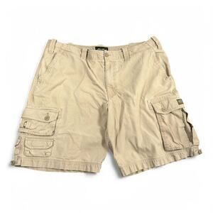 Eddie Bauer Cargo Shorts Mens 38 Brown Utility Pockets Outdoor Casual Y2K